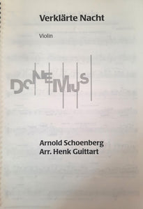 op. 4 »Verklärte Nacht« Bearb. für Klaviertrio / arr. for piano trio (Guittart) - Vio. + Vlc. | Stimmen / parts