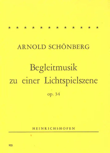 op. 34 - Begleitmusik zu einer Lichtspielszene - Taschenpartitur / pocket score