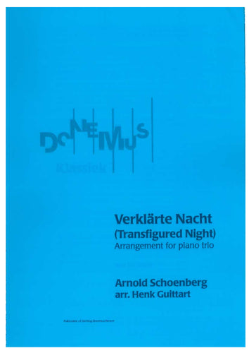 op. 4 »Verklärte Nacht« Bearb. für Klaviertrio / arr. for piano trio (Guittart) - Studienpartitur / study score