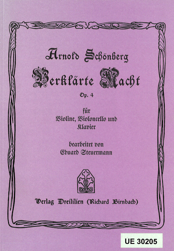 op. 4 - »Verklärte Nacht« Bearb. für Klaviertrio / arr. for piano trio (Steuermann), Stimmen / parts