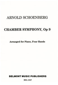 op. 9 - Kammersymphonie für 15 Soloinstrumente - Klavierauszug (4 Hände) / piano reduction (4 hands)