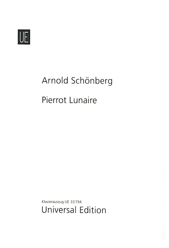 op. 21 - »Pierrot lunaire« - Klavierauszug / piano reduction