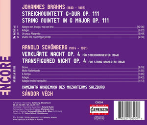 Brahms und Schönberg (CD)