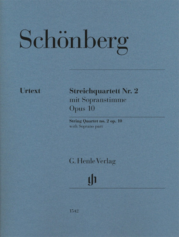 op. 10 Zweites Streichquartett - Streicherstimmen / string parts - Urtext-Ausgabe