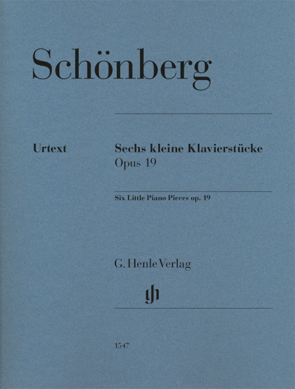 op. 19 - Sechs kleine Klavierstücke - Urtext-Ausgabe