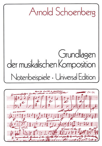 Arnold Schönberg: Die Grundlagen der musikalischen Komposition (2x Paperback)