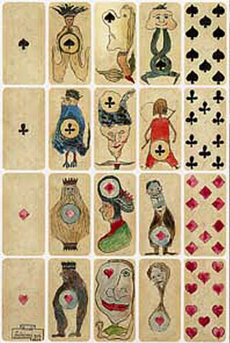 Postkarte »Playing Cards«
