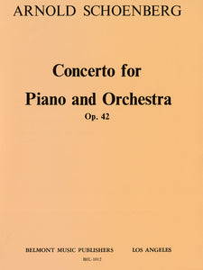 op. 42 - Concerto for Piano and Orchestra - Partitur / score