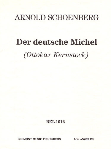 »Der deutsche Michel« Schlachtlied für Männerchor a cappella - Partitur / score