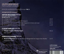 Load image into Gallery viewer, Gruppo Montebello: Bruckner, Debussy, Busoni arrangements (CD)