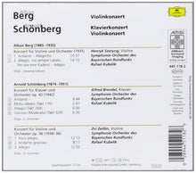 Load image into Gallery viewer, Alban Berg und Arnold Schönberg - Konzerte (CD)