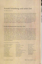 Load image into Gallery viewer, Manuel Gervink: Arnold Schönberg und seine Zeit (Hardcover)