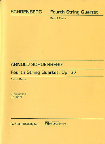 op. 37 - Fourth String Quartet - Stimmen / parts