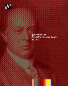 Journal of the Arnold Schönberg Center 14/2017 (Paperback)