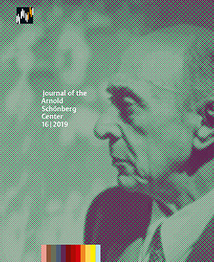 Journal of the Arnold Schönberg Center 16/2019 (Paperback)