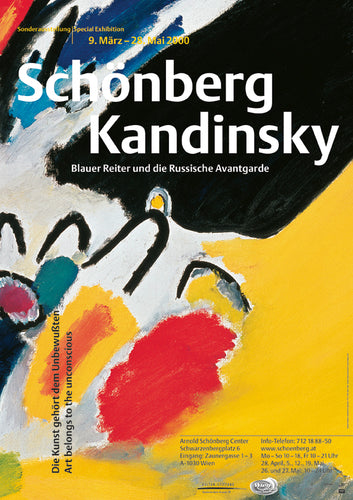 Poster »Schönberg und Kandinsky«