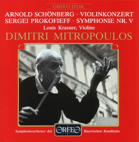 Dimitri Mitropoulos conducts Schönberg and Prokofjew (CD)