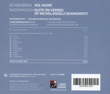 Load image into Gallery viewer, Riccardo Muti: Schönberg (Kol Nidre) &amp; Shostakovich (CD)