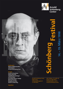Poster »Schönberg-Festival«