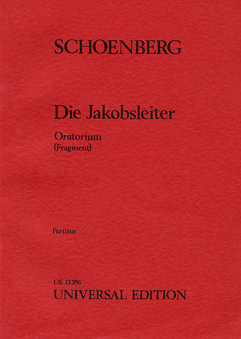 Die Jakobsleiter. Oratorium für Soli, Chöre und Orchester - Studienpartitur / study score
