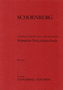 J. S. Bach: Choralvorspiel: »Schmücke Dich, o liebe Seele« (BWV 654) für gr. Orch. - Studienpartitur / study score