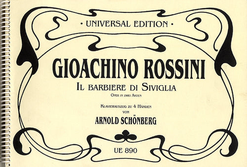 Gioacchino Rossini: »Il barbiere di Siviglia« - Klavierauszug / piano reduction (von Schönberg)