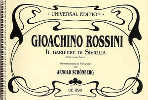 Gioacchino Rossini: »Il barbiere di Siviglia« - Klavierauszug / piano reduction (von Schönberg)