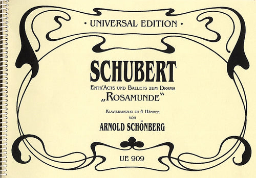 Schubert: Entr'acts und Ballettmusik zu »Rosamunde« - Klavierauszug / piano reduction (Schönberg)